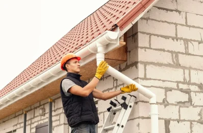 Pose et remplacement de gouttières à Ponsonnas